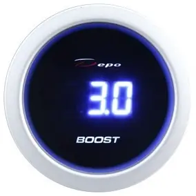 Výhodná Nabídka Přídavný budík DEPO DBL 52 mm - Turbo Elektrické